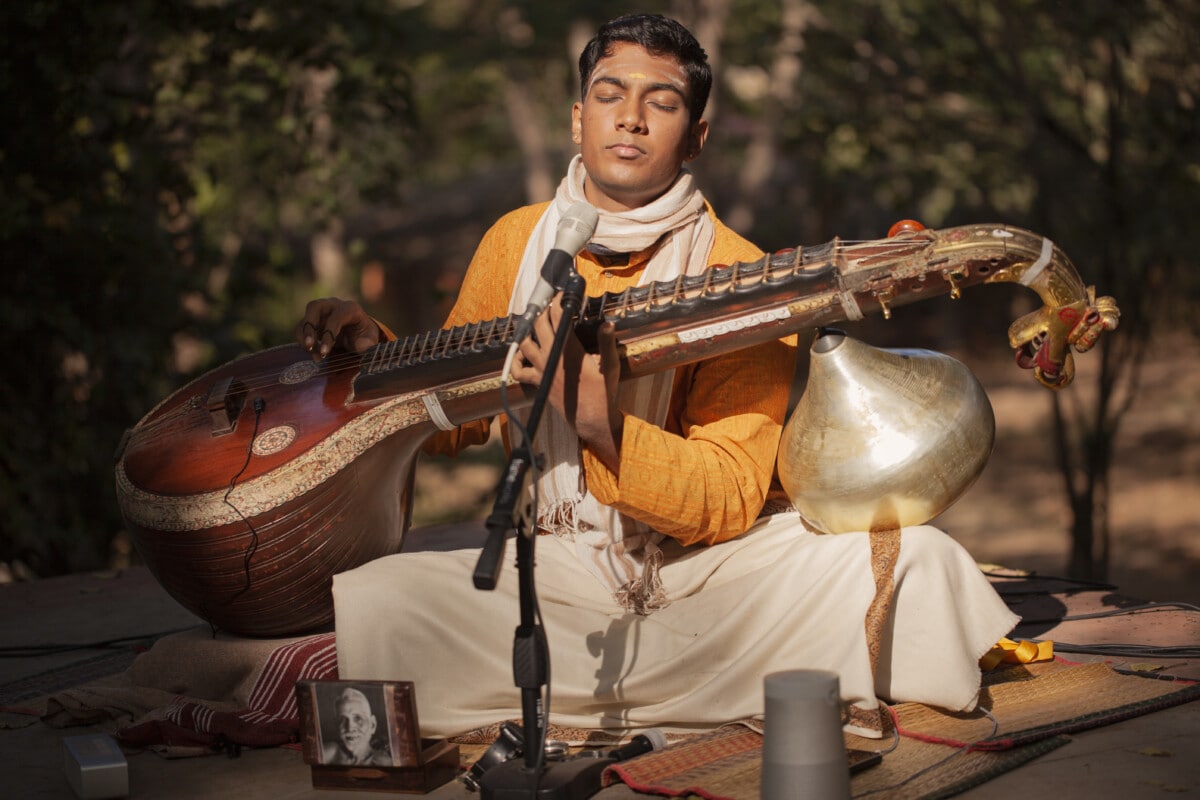 Ramana Balachandhran - image of musician playing instrument