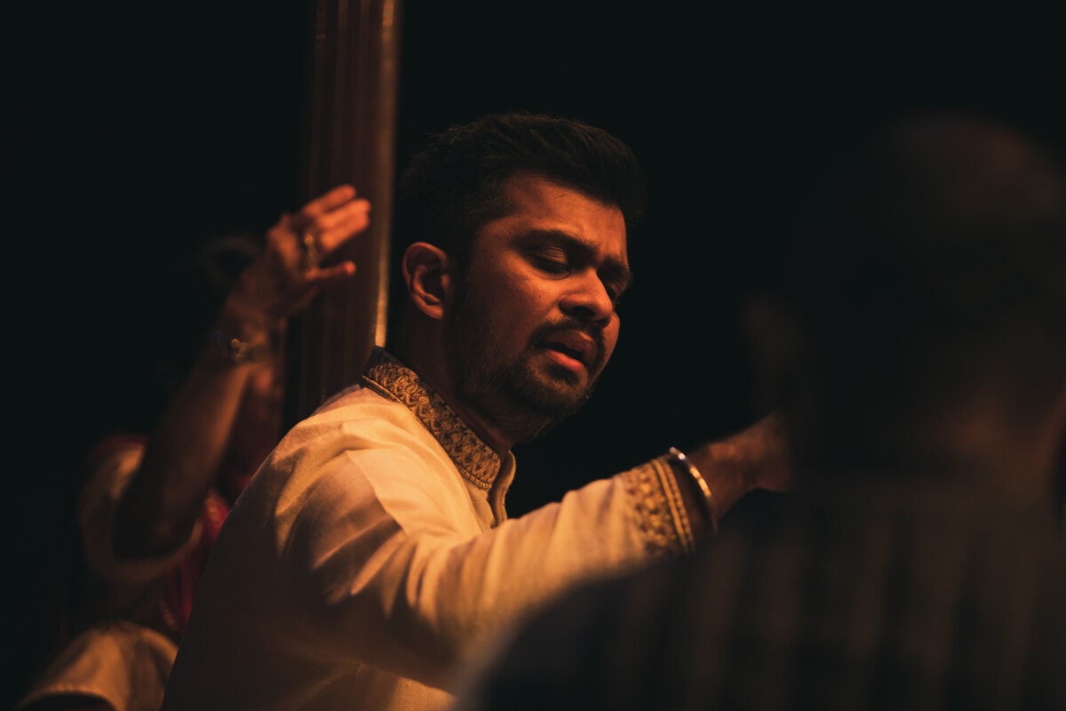 Prabhat Rao - image of musician playing